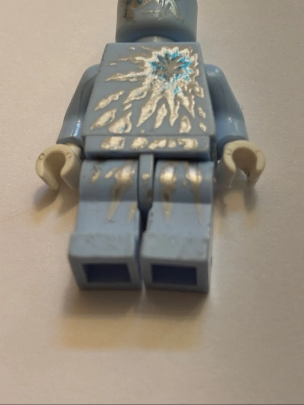 LEGO Ninjago NRG Zane w Weapons Spinner Njo0069 9590 Ice Warrior Minifigure